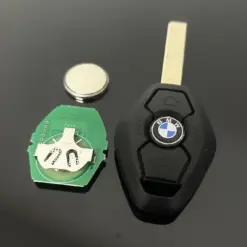 NEU Schlüsselgehäuse 3 Tasten + ELEKTRONIK BMW Z3 Z4 X3 X5 M5 325i E38 E39 E46 – Bild 3