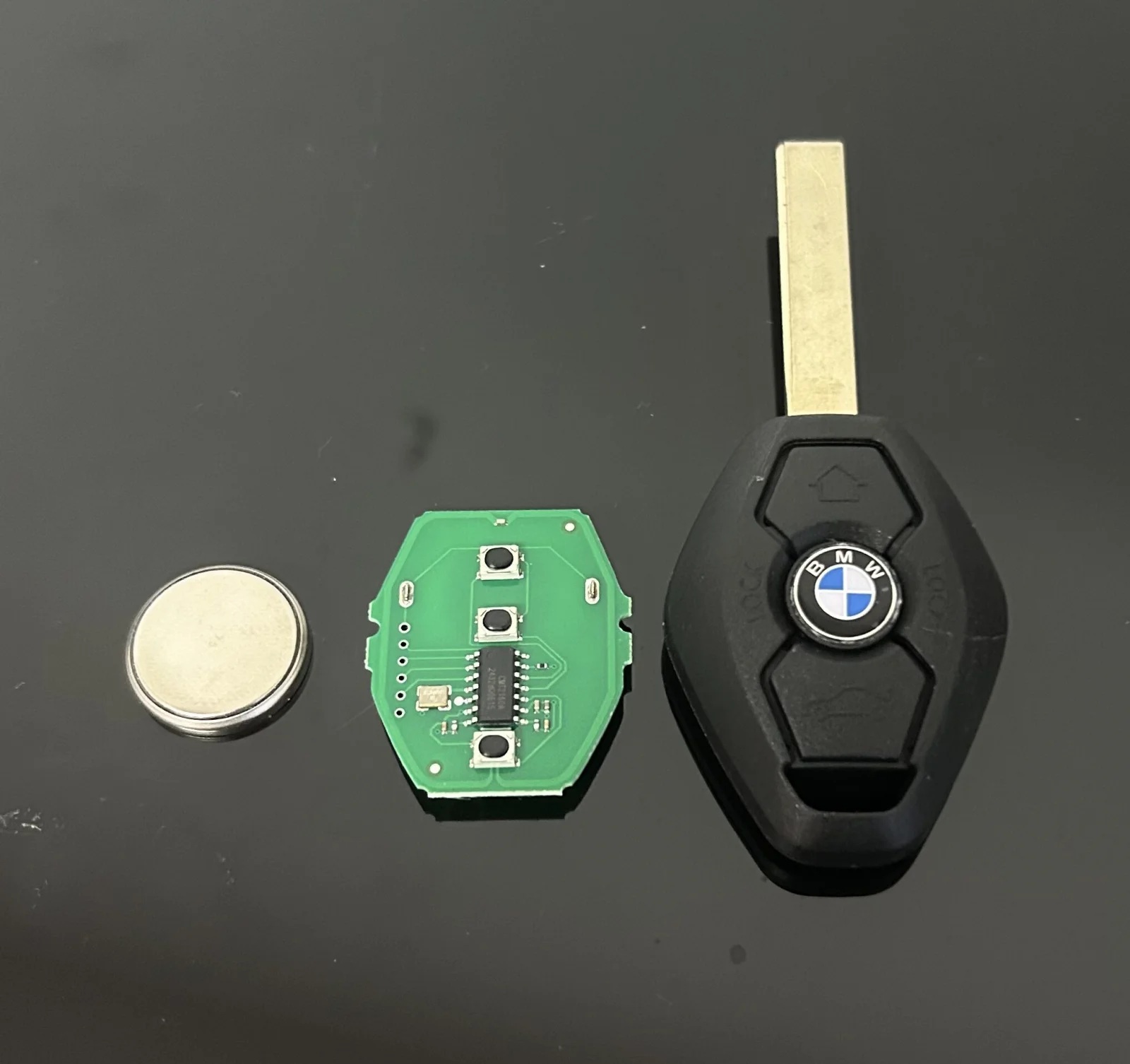 NEU Schlüsselgehäuse 3 Tasten + ELEKTRONIK BMW Z3 Z4 X3 X5 M5 325i E38 E39 E46