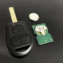 NEU Schlüsselgehäuse 3 Tasten + ELEKTRONIK für BMW E31 E32 E34 E36 E38 E39 E46 Z3 – Bild 3