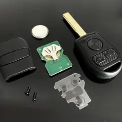 NEU Schlüsselgehäuse 3 Tasten + ELEKTRONIK für BMW E31 E32 E34 E36 E38 E39 E46 Z3