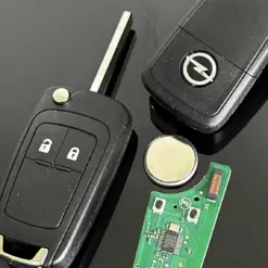 OPEL 2 Tasten Schlüsselgehäuse + ELEKTRONIK Vectra Zafira Signum Corsa Merida Mokka Adam Astra Combo GM13501913