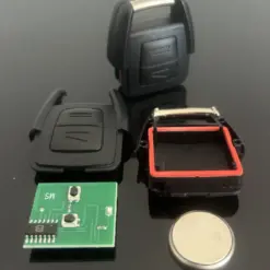 OPEL 2 Tasten Sender Fernbedienung Schlüssel KOMPLETT Astra G Zafira A Omega Vectra 93176615