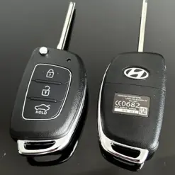 ORIGINAL Hyundai Schlüsselgehäuse + Emblem Funk Fernbedienung Autoschlüssel KFZ Solaris ELANTRA Santa Fe i10 i20 i30 i35 i40 IX35 IX45 – Bild 6